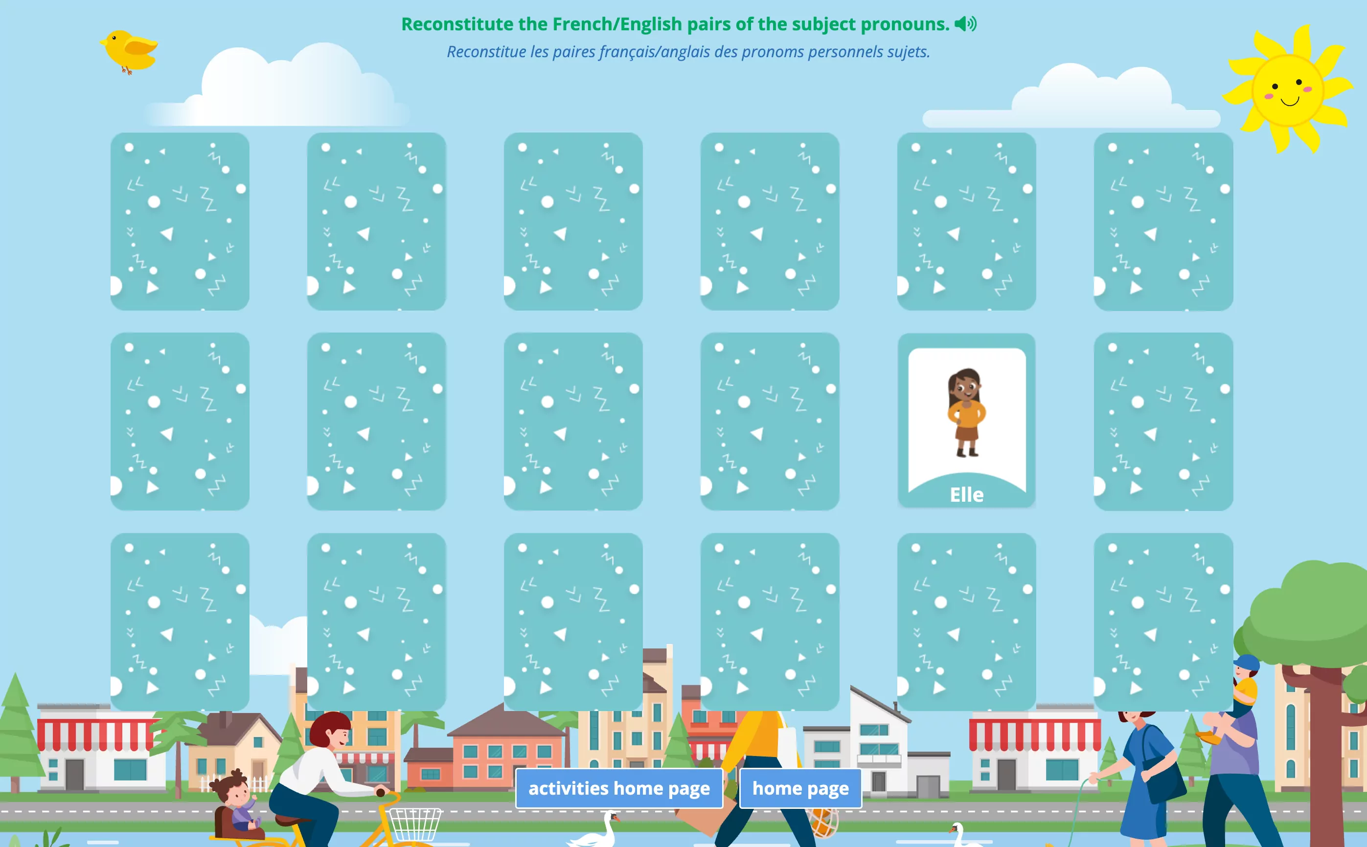 Interactive English learning game platform, overview